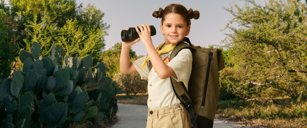 Girl Scout Season Kickoff in the Garden